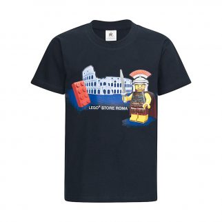 Lego T-Shirt Herren, dunkelblau, Druck auf der Front